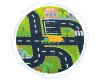 Penová huba puzzle koberec koberec mestské ulice