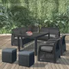 Súprava záhradného nábytku Corfu Relax duo cube