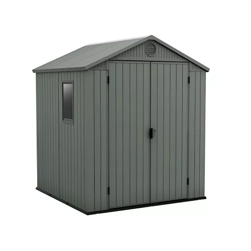 Darwin 6x6 plastový záhradný domček zelený