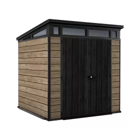   Podpis PENT 7X7 plastový záhradný domček jaseňové drevo