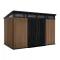 Signature PENT 11x7 plastový záhradný domček Venice brown