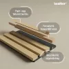Akustický stenový panel s bambusovým efektom 260x60x1,8 cm