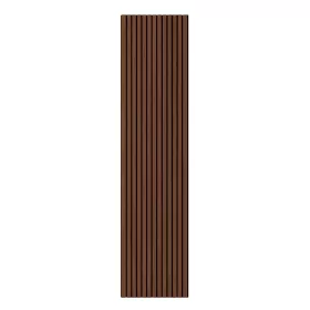 Akustický stenový panel s orechovým efektom 260x60x1,8 cm