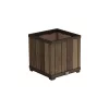 Štvorcový plastový box na kvety Deco 61 L