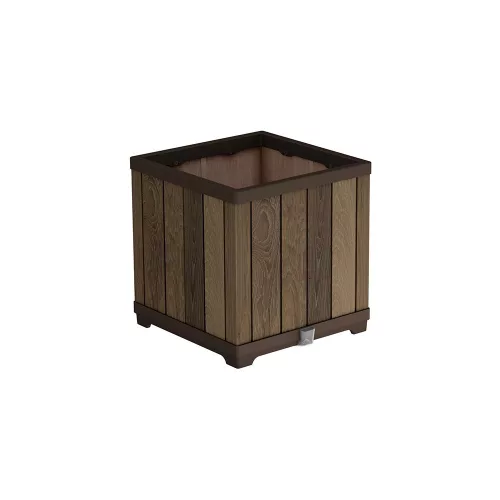 Štvorcový plastový box na kvety Deco 61 L