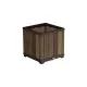 Štvorcový plastový box na kvety Deco 61 L