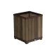 Obdĺžnikový vyvýšený plastový kvetinový box Deco 74 L