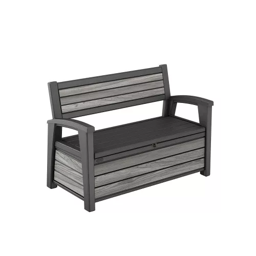 Plastová záhradná lavička/odkladací priestor Decocoat 227 L
