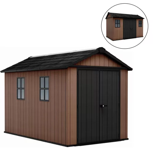 Newton Plus 11 x 7,5 plastový záhradný domček hneďý
