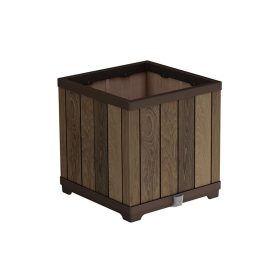 Štvorcový plastový box na kvety Deco 61 l