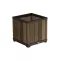 Štvorcový plastový box na kvety Deco 61 l