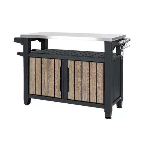 Decocoat unity plastový xl záhradný grilovací stôl 207l