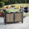 Decocoat unity plastový xl záhradný grilovací stôl 207l