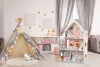 XXL drevený domček pre bábiky Pudrowa Mansion 3 poschodia