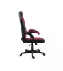 Pixel otočná stolička čierno-červená