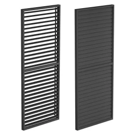 LUXE Lamella bočný panel (R) 90x218cm do 3 m antracitová