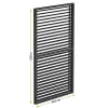 LUXE Bočný panel s lamelami (R) 123x218cm do 4 m antracitová