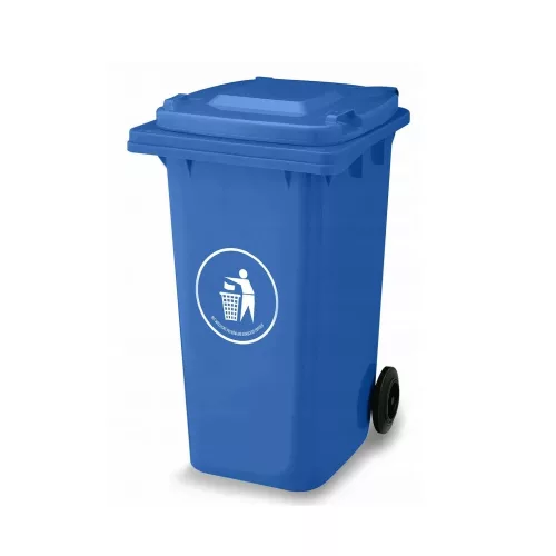 Odpadkový kôš 120L MODRÝ