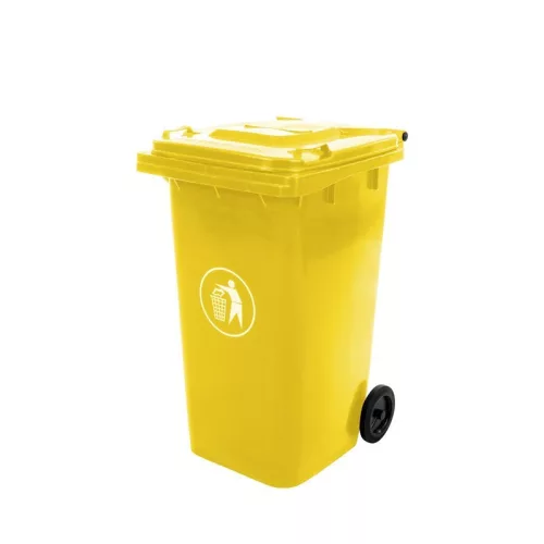 Odpadkový kôš 240 l žltý
