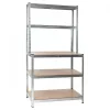 Polička pre ťažký náklad G 100x30/60x180 cm 150 kg
