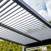 LUXE pergola 5,8x4m antracitová s LED osvetlením