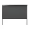 LUXE manuálna markíza 370x218cm do 4 m antracitová