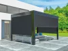 LUXE manuálna markíza 370x218cm do 4 m antracitová