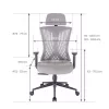 Ergonomická otočná kancelárska stolička Ergomax