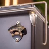 Turistická retro kovová chladnička 13 l čierna