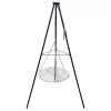 MIR-HP48 Oceľový závesný grilovací rošt s tromi nohami 51 cm