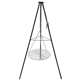   MIR-HP48 Oceľový závesný grilovací rošt s tromi nohami 51 cm