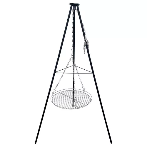 MIR-HP48 Oceľový závesný grilovací rošt s tromi nohami 51 cm