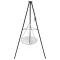 MIR-HP48 Oceľový závesný grilovací rošt s tromi nohami 51 cm