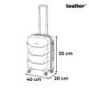 Príručný kufor TraveLux Max s odnímateľným kolieskom 50x40x20 cm