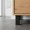 Uni nábytková noha 100 mm čierna