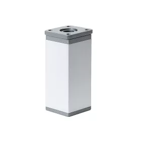 Uni nábytková noha 100 mm strieborná
