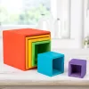 Montessori drevená hračka s dúhovou krabicou