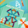 Počítanie tyče puzzle aritmetické vzdelávacie drevená hračka