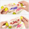 Zvieracie mini puzzle valce Montessori drevená hračka