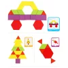 Kreatívne puzzle v tvare tangramu 155 dielikov