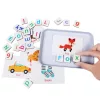 Magnetické slovné puzzle drevená hra na učenie anglických slovíčok