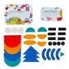 Logické puzzle Montessori drevená hračka