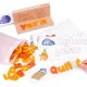 Slovné puzzle, slovné učenie drevená hra s anglickými kartami