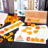 Slovné puzzle, slovné učenie drevená hra s anglickými kartami