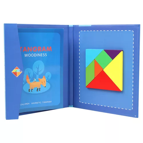 Magnetický tangram drevená hračka