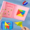 Magnetický tangram drevená hračka