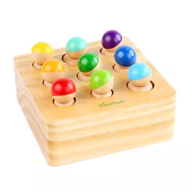 Drevená hračka Montessori na rozvoj zručností
