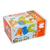 Drevené abecedné puzzle s anglickými slovami