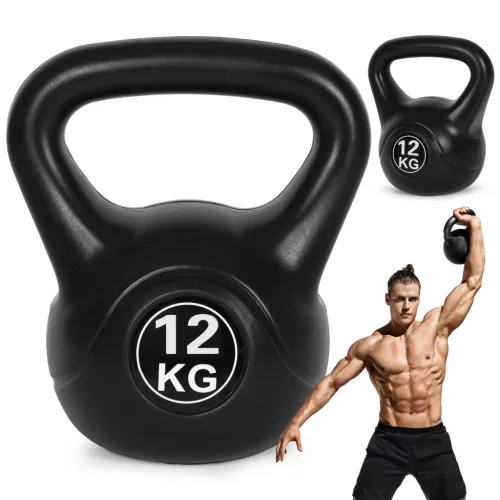 Kettlebell 12 kg čierny