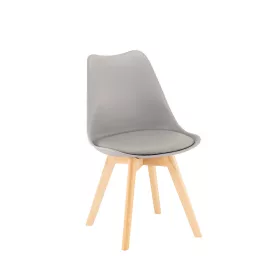 Jedálenská stolička Silla v sivej farbe
